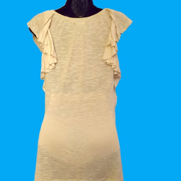 🎆Ecote 🎆 Boho 🎆Flutter Sleeve 🎆Blouse XS - Picture 9 of 12